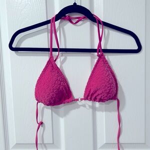 Hot pink swim top